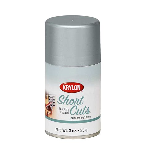 joanns fabric krylon short cuts metallic paint|Krylon 3oz Short Cuts Spray Paint .